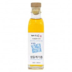 국산 냉압착 생들기름,콜드프레스 들기름,냉압착 들기름 180ml